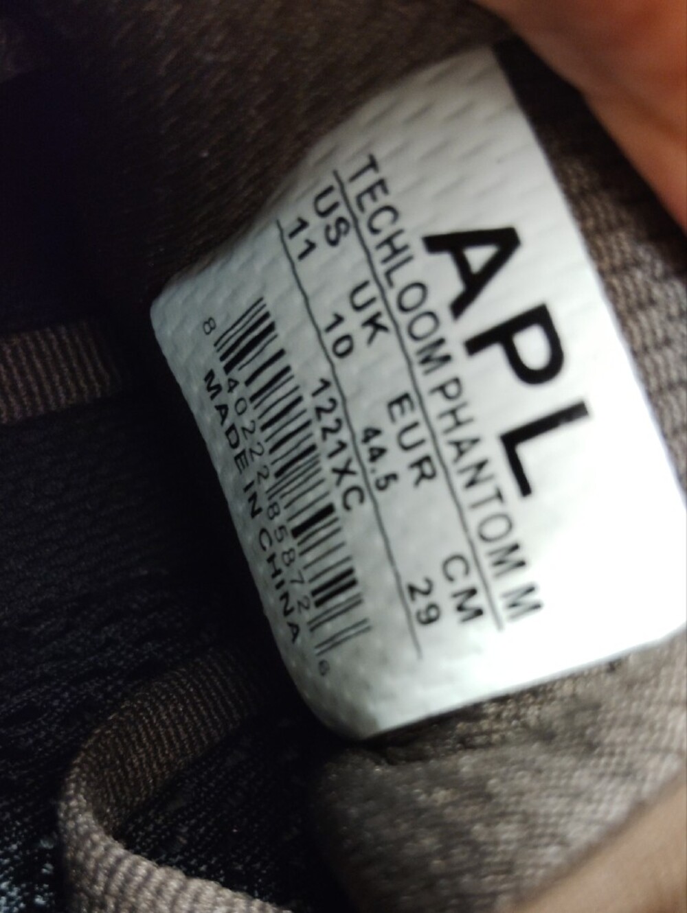 APL Men’s TechLoom Knit Trainer - Taupe Brown - Picture 4 of 6
